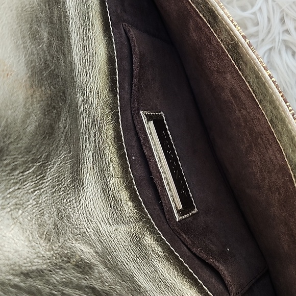 PANTERA METALLIC GENUINE SNAKESKIN CLUTCH - Picture 14 of 17